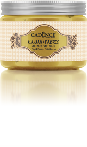 Cadence Textiel Metallic Relief Pasta 150 ml Goud