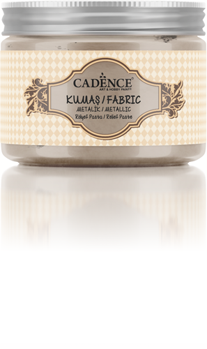 Cadence Textiel Metallic Relief Pasta 150 ml Champagne