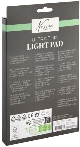 Nassau Lichtbak Ultradun A5 LED 1 Stand 23x15 cm-2