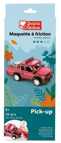 GC 3D Houten Puzzel Pickup Truck