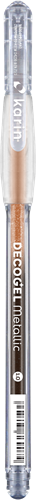 Karin Decogel 1.0 Gelpen Metallic Y. Orange