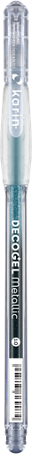 Karin Decogel 1.0 Gelpen Metallic S. Blue