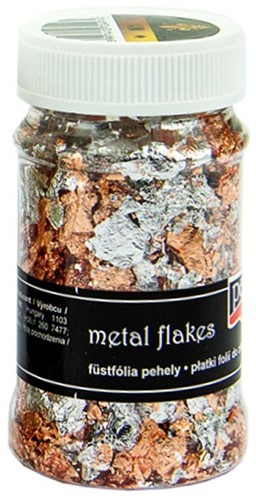 Pentart Metallflocken gemischt 100ml M1