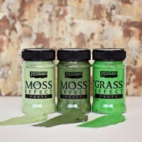 Pentart Mooseffektpaste Hellgrün 100ml-2