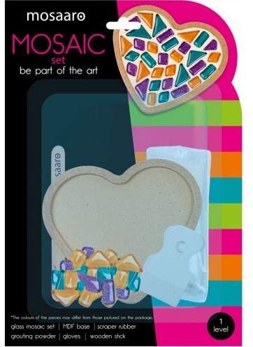 Mosaaro Mozaiek set Glas Mozaiek Hart MA1007