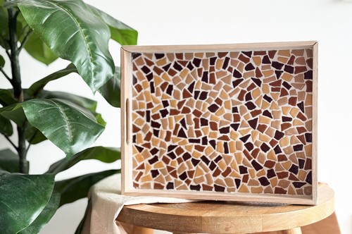 LC DIY Kit Mosaic Tray - Beige Sand