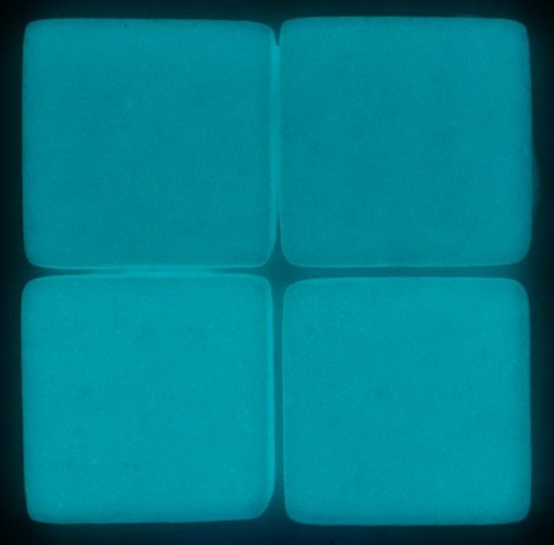 Mosaikstein Neon Glass Glow In The Dark Wit-Blauw 250gr 45 stuks-2