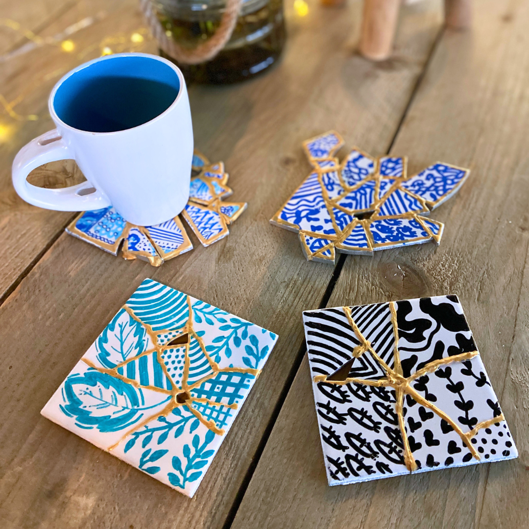 Kintsugi onderzetters