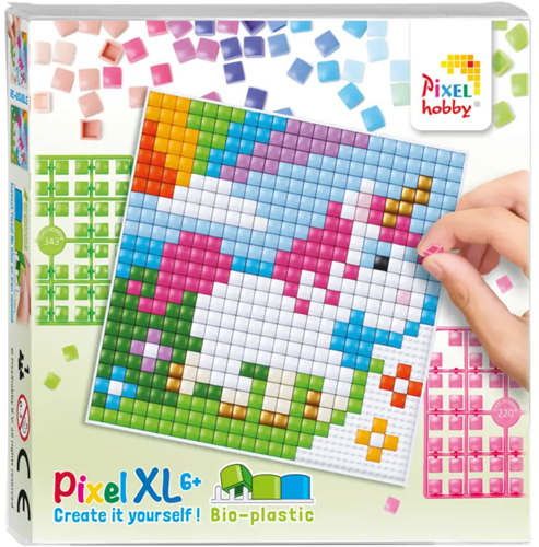 Pixelhobby XL Eenhoorn baby 12x12 cm