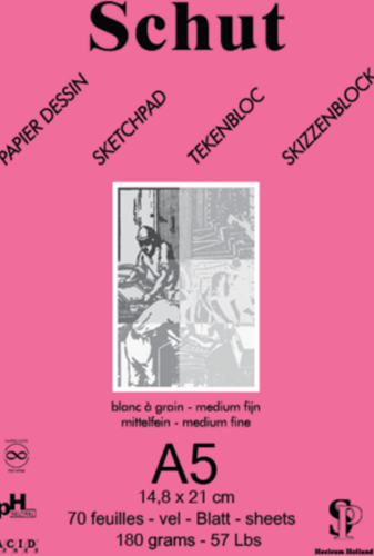 Schut Study Schetspapier A5 180gr 70 vel