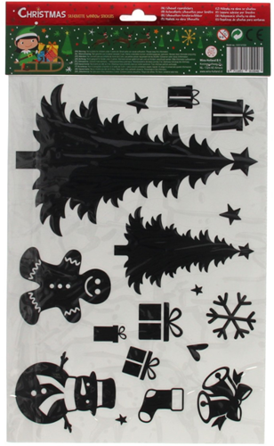 Wins Silhouette Stickers Kerst