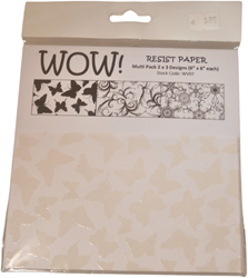 WOW! Resist-Papier 2 x 3 Designs