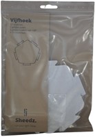 Sheedz Pentagon White 12 pcs-2