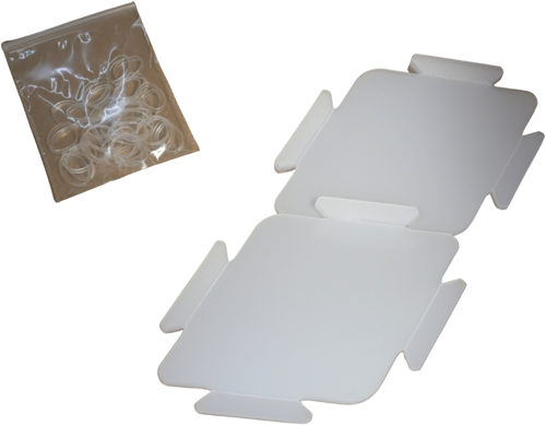 Sheedz Narrow diamond Transparent 18 pcs
