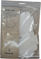 Sheedz Brede Ruit Transparant 18 stuks-2
