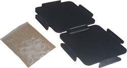 Sheedz Wide Diamond Black 18 pcs