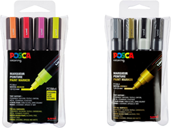 Uni Posca Paint Marker Set 4 5M