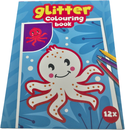 Wins Holland Glitter Coloring Book 24 x 18 cm