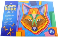 Wins Animal Coloring Book A4 80 Sheets