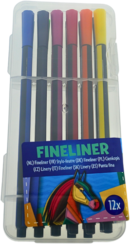 Wins Fineliner Set 12 Kleuren