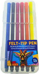 Wins Filzstift-Set, 12 Farben