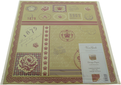 Vivi Gade Doppelseitiges Scrapbooking-Papier „Kopenhagen First Class“, 30,5 x 30,5 cm, 5 Blatt
