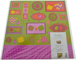 Vivi Gade Scrapbooking-Papier, doppelseitig, Helsinki, 30,5 x 30,5 cm, 5 Blatt