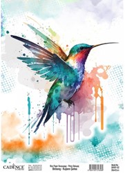Cadence Birdsong Rijstpapier 30x42 cm Kolibri