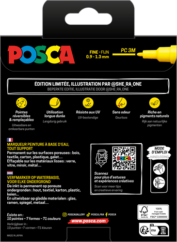 Uni Posca Markers PC3M Set 8 Stuk Manga Hero-2