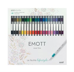 Uni Emott Fineliners Set 40 Stück