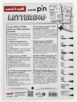 Uni-ball Pin Beginnerskoffer Lettering-2