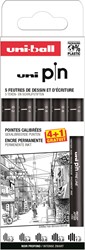 Uni Pin Fineliner Set 4+1 Free Even