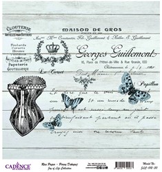 Cadence Rice Decoupage-Papier Joy of Life 012 30x32 cm Georges Guillemont