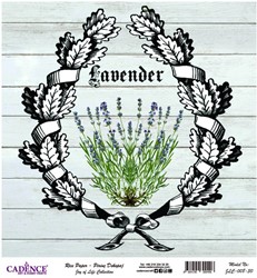 Cadence Rijst Decoupagepapier Joy of Life 008 30x32 cm Lavender