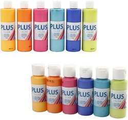 Plus Color Acrylic Paint Set Colorful