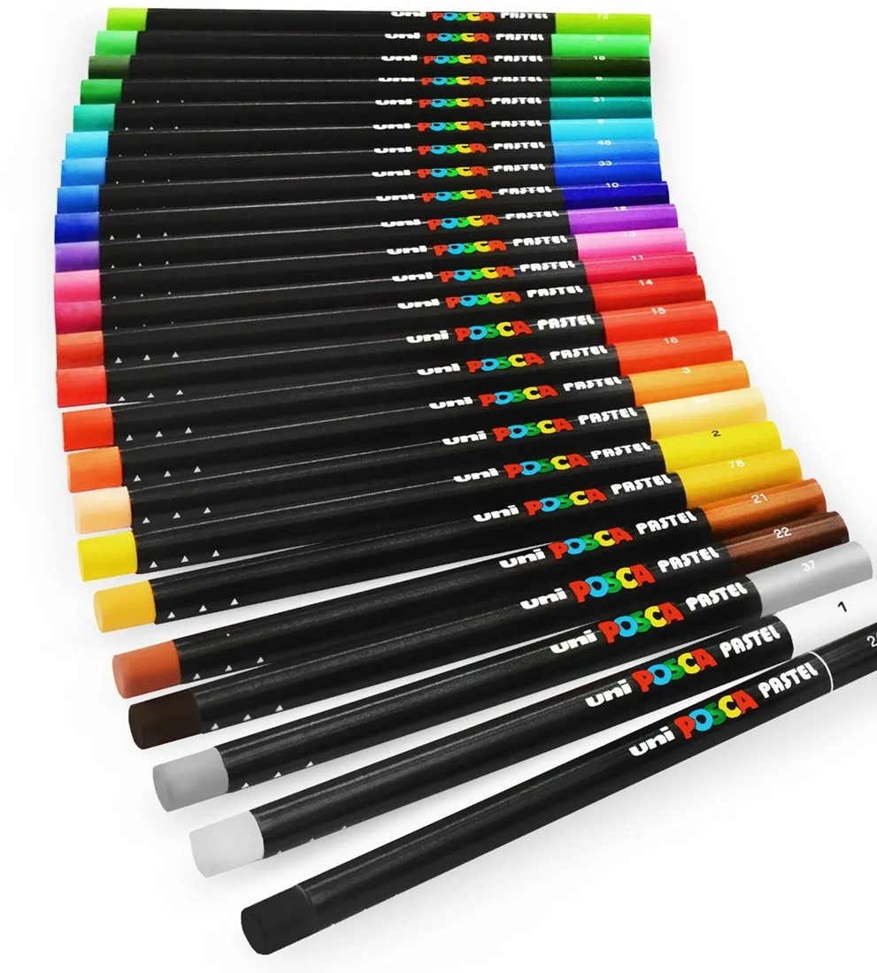 Uni Posca Pastel Set 24 pieces iHobby