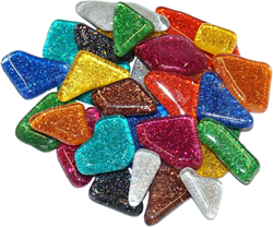 Soft Glas Polygonal Glitter (vanaf 100 gr, per 100 gr)
