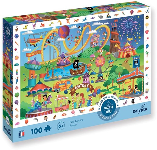 Sentosphère Zoek en Vind Puzzel Kermis 100 Stuk