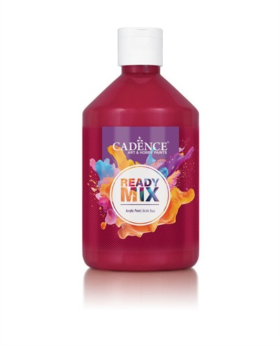 Cadence Ready Mix Acrylverf Mat 500 ml Primair Rood