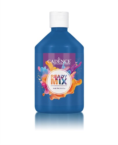 Cadence Ready Mix Acrylverf Mat 500 ml Blauw