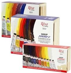 Rosa Gallery Olieverf Set in Houten Kist 45 ml