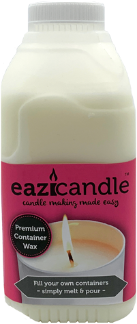 EaziCandle Premium Kerzenwachs 250gr mit 2 Dochten