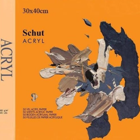 Schut Acryl Papier 30x40cm 360gr 50 Vel