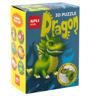 Apli Puzzel Draken Blauw