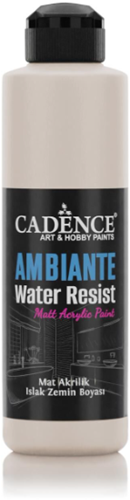 Cadence Ambiante Waterbestendige Matt Acrylverf 250 ml Sandstone + 10 gr Catalyst