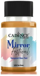 Cadence Mirror Festival Transparante Glasverf Gold 50 ml