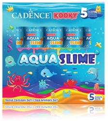 Cadence Kooky Aquaslime Sea Creatures Set 5 x 90ml