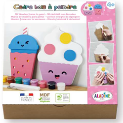 Aladine 3D-Malerei-MDF-Herstellungsset – Kawaii