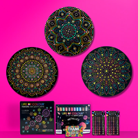 LOC Dot Painting Set Mandala 3 stuks