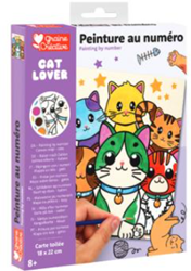 GC Malen nach Zahlen Set Katzen 18,5 x 22 cm